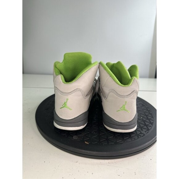 Air Jordan 5 Retro Youth Sneakers 1.5Y Green Bean Grey DQ3735-003 Reflective - Picture 5 of 10